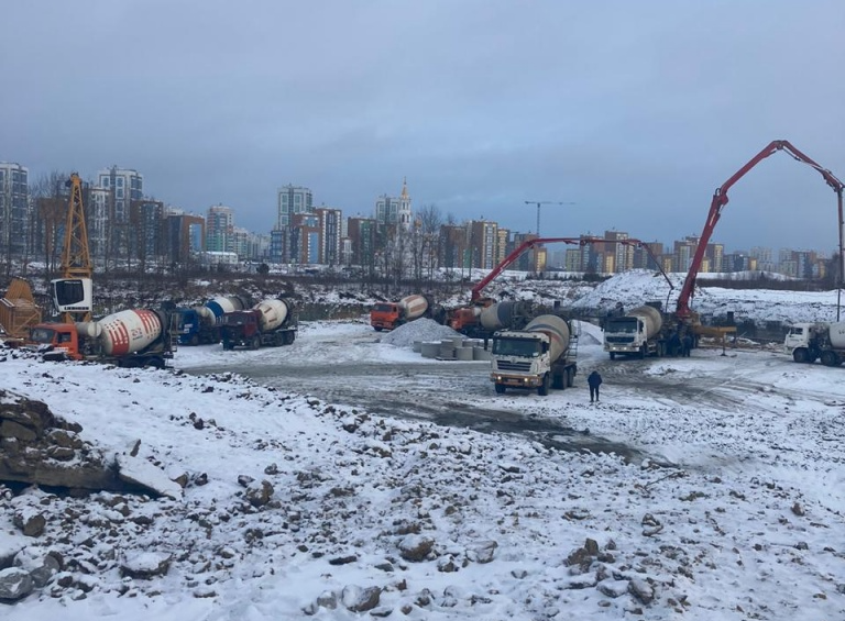 Как заливать бетон зимой