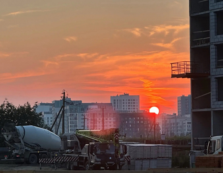 Ночная заливка бетона 